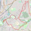 Chinn Brook run trail, distance, elevation, map, profile, GPS track