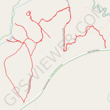 Island Creek Forest Walk Trail trail, distance, elevation, map, profile, GPS track
