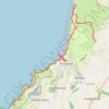 Perranporth trail, distance, elevation, map, profile, GPS track