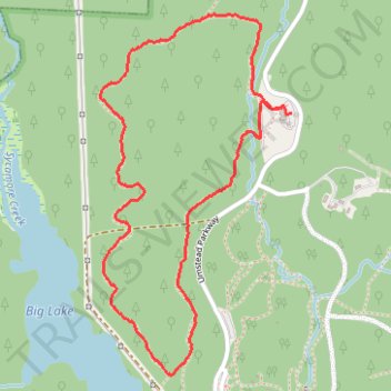 Sal's Branch Loop Trail in William B. Umstead State Park trail, distance, elevation, map, profile, GPS track