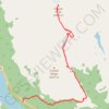 Bow Lake - Helen Lake - Cirque Peak trail, distance, elevation, map, profile, GPS track