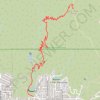 Jones Peak trail, distance, elevation, map, profile, GPS track