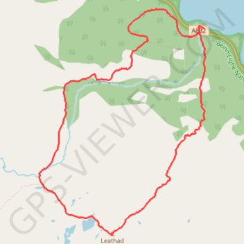 Beinn Eighe Mountain Trail trail, distance, elevation, map, profile, GPS track