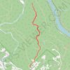 Long Point Trail in New River Gorge National Park and Preserve trail, distance, elevation, map, profile, GPS track