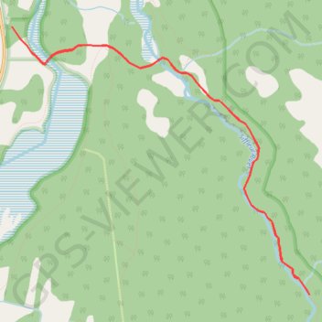 Siffleur Falls Trail trail, distance, elevation, map, profile, GPS track