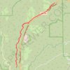 San Juan Hot Springs trail, distance, elevation, map, profile, GPS track