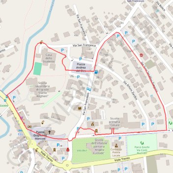 Fiume veneto trail, distance, elevation, map, profile, GPS track