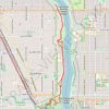 Run/Hike south of Winchell trail, distance, elevation, map, profile, GPS track