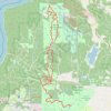 Prior Lake - Mount Stewart - Scafe Hill - Mount Work trail, distance, elevation, map, profile, GPS track