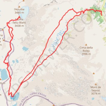 Taoublanc trail, distance, elevation, map, profile, GPS track