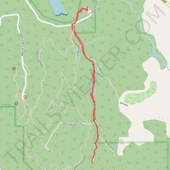 Geraldine Lane in Mount Grant Preserve trail, distance, elevation, map, profile, GPS track