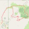 San Antonio Hot Springs + Valles Caldera Loop trail, distance, elevation, map, profile, GPS track