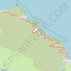 Santa Catalina Island trail, distance, elevation, map, profile, GPS track