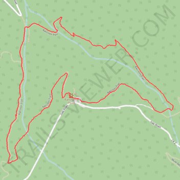 Raccoon Trail trail, distance, elevation, map, profile, GPS track