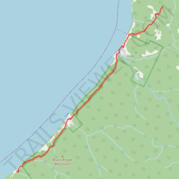 Jajiktek Seawall Trail - Day 1 trail, distance, elevation, map, profile, GPS track