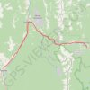 Fernie - Blairmore trail, distance, elevation, map, profile, GPS track