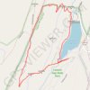 Cowans Gap Loop Trail via Cowans Gap Lake, Standing Stone Trail and Cove Mountain trail, distance, elevation, map, profile, GPS track