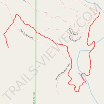 Golden Rule trail, distance, elevation, map, profile, GPS track