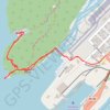 Yakutania Point trail in Skagway Alaska USA trail, distance, elevation, map, profile, GPS track