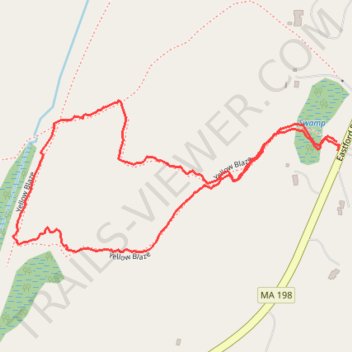 Walked the loop trail at the Thompson Family Forever Wild Preserve trail, distance, elevation, map, profile, GPS track