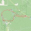 Trail of Ten Falls Loop via Canyon Trail and Rim Trail in Silver Falls State Park trail, distance, elevation, map, profile, GPS track