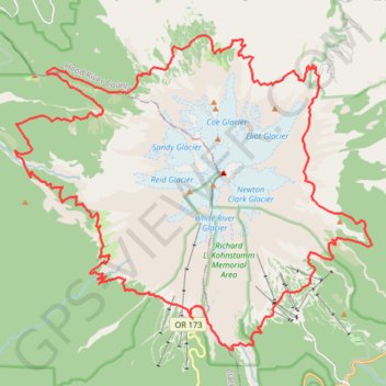 Mount Hood Loop via Timberline Trail trail, distance, elevation, map, profile, GPS track
