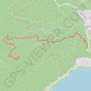 Grays Peak trail, distance, elevation, map, profile, GPS track