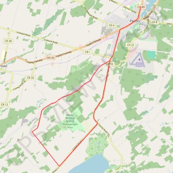 The County Half Marathon trail, distance, elevation, map, profile, GPS track