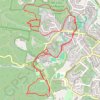 Bardon trails trail, distance, elevation, map, profile, GPS track