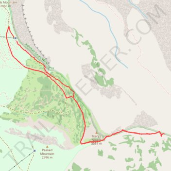 Trail from Grand Targhee Resort to viewpoint and trail to Teton Canyon trail trail, distance, elevation, map, profile, GPS track