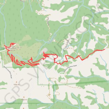 Mount Umunhum trail, distance, elevation, map, profile, GPS track