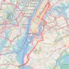 New York City Marathon trail, distance, elevation, map, profile, GPS track