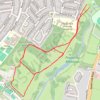 Footscray Meadows Park Loop Run trail, distance, elevation, map, profile, GPS track