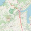 Bradford - Wasaga Beach trail, distance, elevation, map, profile, GPS track