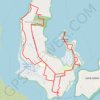 Macleay Island Loop trail, distance, elevation, map, profile, GPS track