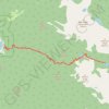 Lake Verna trail, distance, elevation, map, profile, GPS track