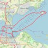 Three bridges voyage trail, distance, elevation, map, profile, GPS track