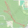 Fall Creek Loop Trail via Cape Horn Trail in Henry Cowell Redwoods State Park trail, distance, elevation, map, profile, GPS track