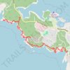 Wild_pacific trail, distance, elevation, map, profile, GPS track