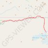 Blue Glacier trail, distance, elevation, map, profile, GPS track