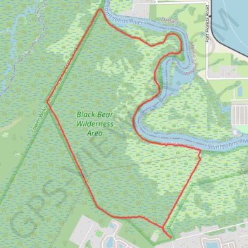 Black Bear Wilderness Area Loop Trail trail, distance, elevation, map, profile, GPS track