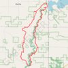 Manistee River Loop trail, distance, elevation, map, profile, GPS track