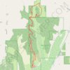 Ice Age Trail and White Trail loop hike in Swamplovers Nature Preserve trail, distance, elevation, map, profile, GPS track