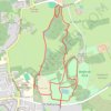 Bedfords Park Havering trail, distance, elevation, map, profile, GPS track