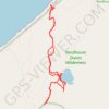 Nordhouse Dunes Wilderness hike trail, distance, elevation, map, profile, GPS track