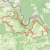 Berdorf-Beaufort trail, distance, elevation, map, profile, GPS track