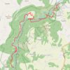 Kanjon reke Gradac: Degurić - izvor reke Gradac trail, distance, elevation, map, profile, GPS track