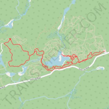Hike on the Forest Lea trails trail, distance, elevation, map, profile, GPS track
