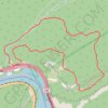 Mount Tammany Loop via Red Dot Trail, Delaware River Overlook and Blue Blaze in Worthington State Forest trail, distance, elevation, map, profile, GPS track