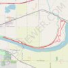 Kansas River MTB Loop trail, distance, elevation, map, profile, GPS track